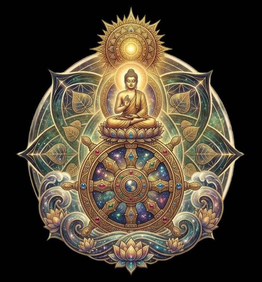 Buddha avatar illustration