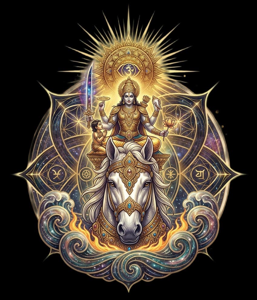 Kalki avatar illustration