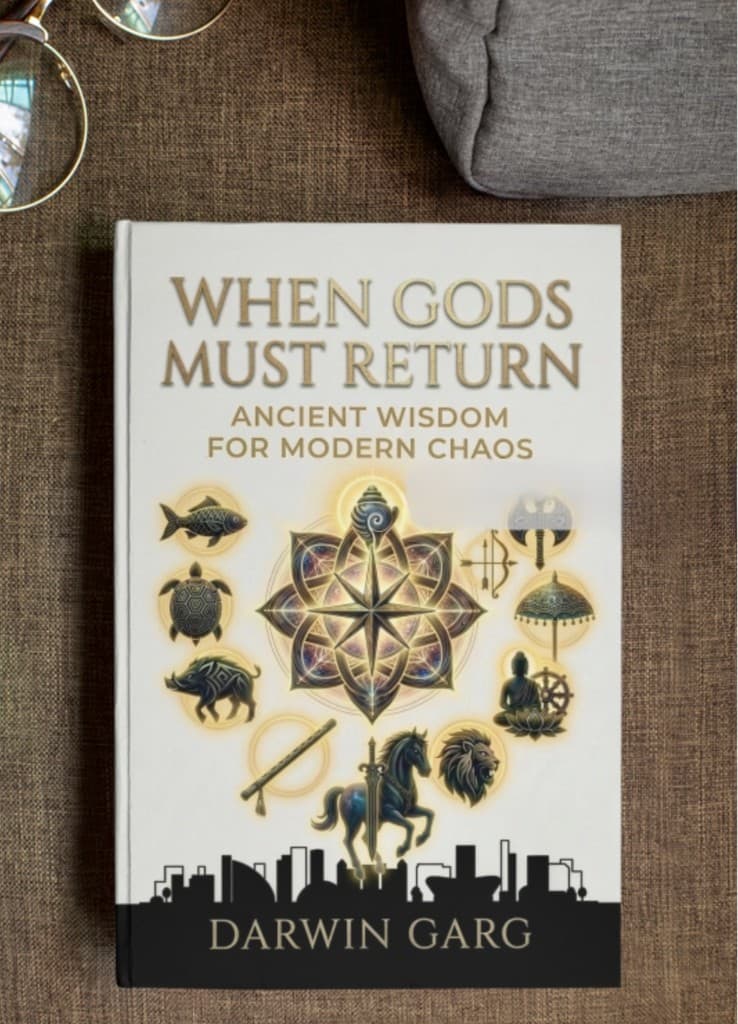 Physical copy of When Gods Must Return